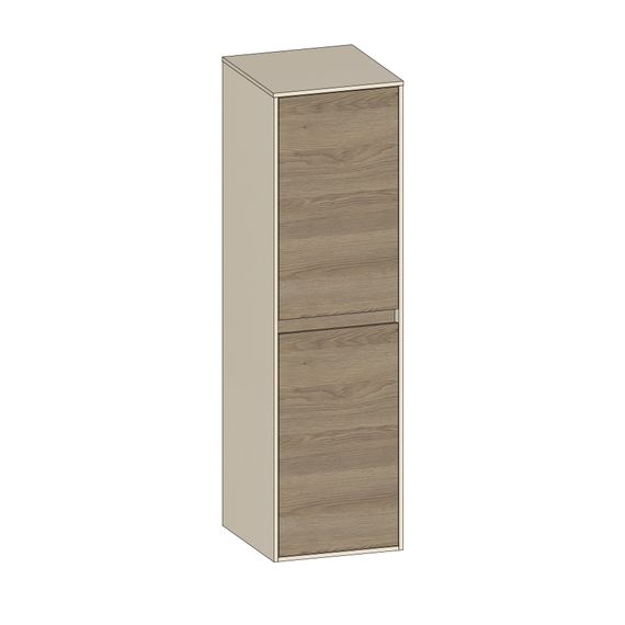 SCALIDO Mittelschrank KP 320x1130x350mm 2 Türen links Farbvariante N/K/N