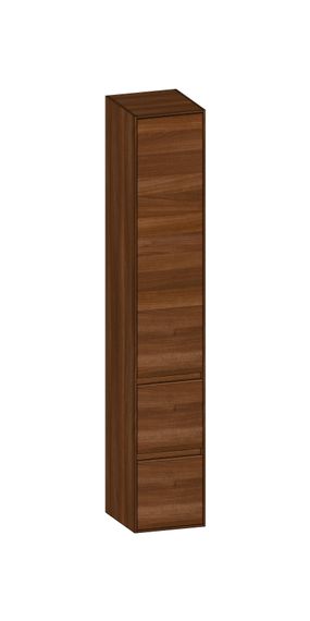 SCALIDO Hochschrank SLIM 320x1830x350mm 1 Tür rechts 2 Auszüge Farbvar. E/E/E