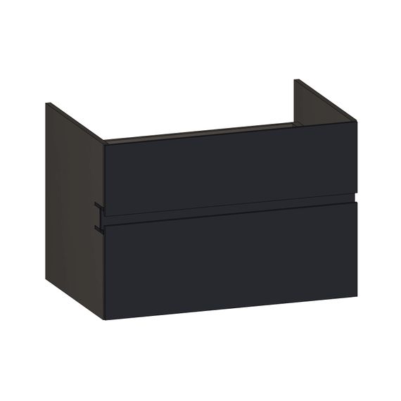 SCALIDO Unterschrank zu Konsolenplatte 800x540x510mm 2 Auszüge Farbvar. V/X/V