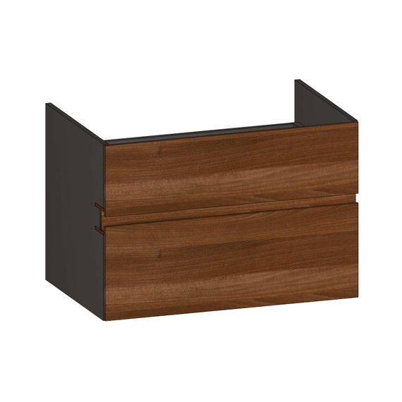 SCALIDO Unterschrank zu Konsolenplatte 800x540x510mm 2 Auszüge Farbvar. E/X/E