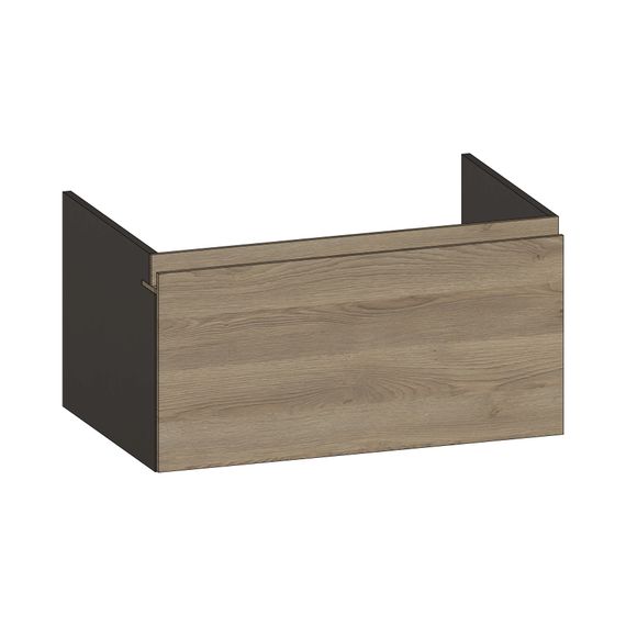 SCALIDO Unterschrank zu Konsolenplatte 800x410x510mm 1 Auszug Farbvar. N/X/N