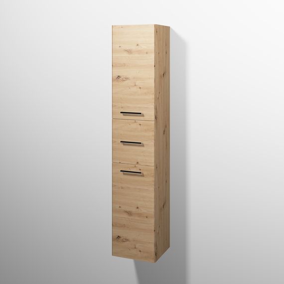 sanibel 5001 Hochschrank KF13085L Griff 2T/1AZ li 350x1743x340mm Eiche-Natural