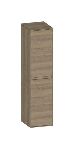 SCALIDO Mittelschrank SLIM 320x1330x 350mm 2 Türen links Farbvariante N/N/N