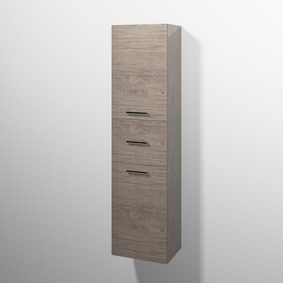 sanibel 5001 Hochschrank KF13537L Griff 2T/1AZ li 450x1743x340mm Eiche-Nebraska
