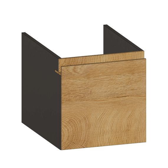 SCALIDO Unterschrank zu Konsolenplatte 400x410x510mm 1 Auszug Farbvar. S/X/S