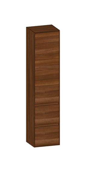 SCALIDO Hochschrank SLIM 420x1830x350mm 1 Tür rechts 2 Auszüge Farbvar. E/E/E