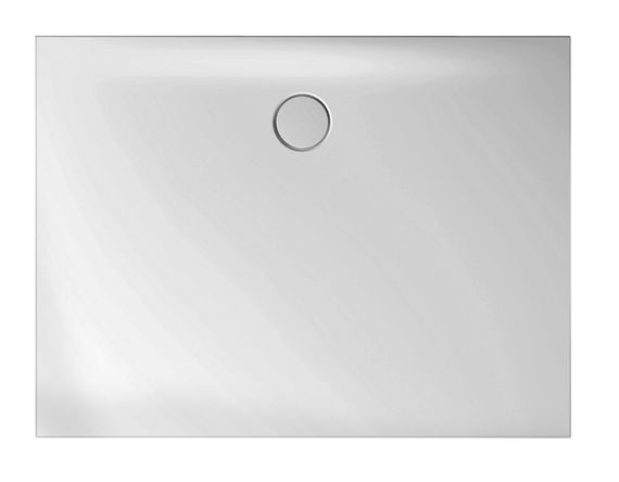 SCALIDO bodenebene Rechteck-Duschwanne L: 1200 B: 1000 mm, weiß, mit Antirutsch Pro