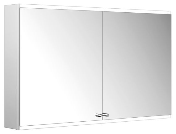 ACTIS Spiegelschrank Alu m LED-Beleucht. 1200x700x160mm 2-türig Korp. verspiegelt