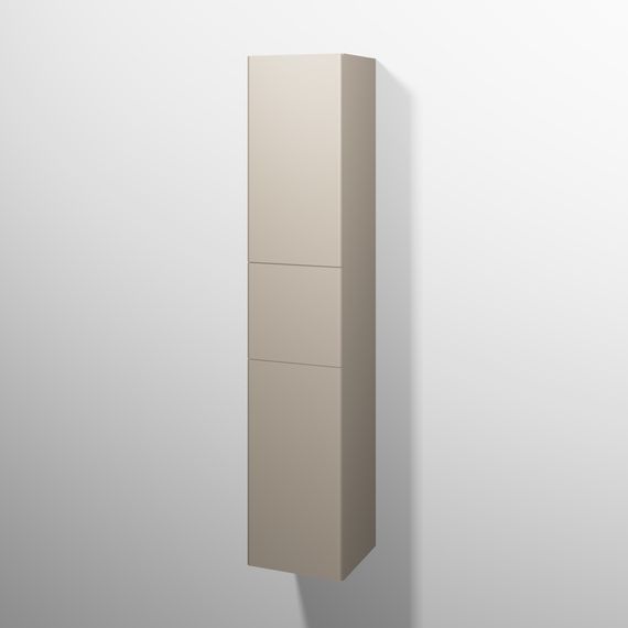 sanibel 5001 Hochschrank KF43067L Push 2T/1AZ li 350x1743x340mm Sandgrau-Matt