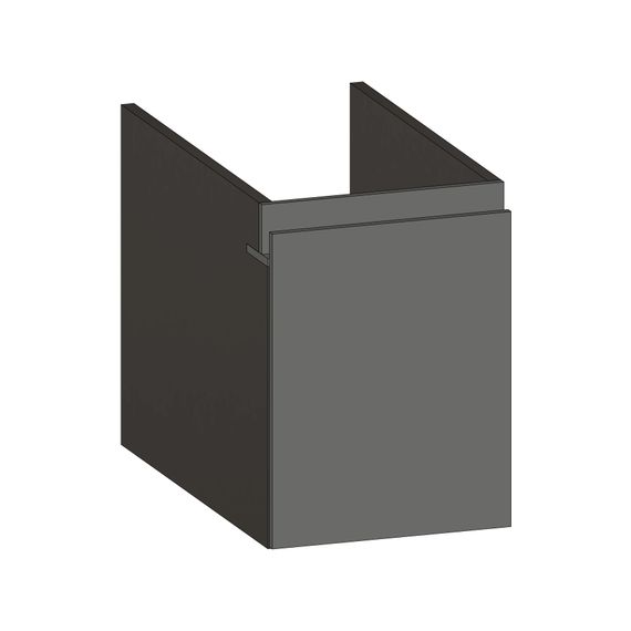 SCALIDO Unterschrank zu Konsolenplatte 300x410x510mm 1 Auszug Farbvar. A/X/A