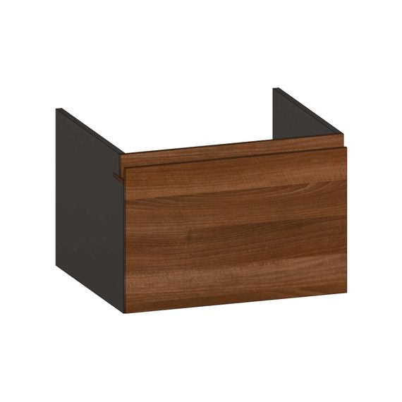 SCALIDO Unterschrank zu Konsolenplatte 600x410x510mm 1 Auszug Farbvar. E/X/E