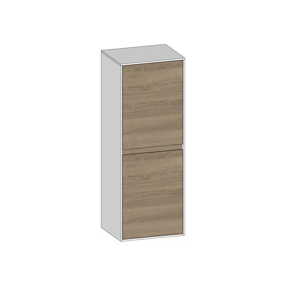SCALIDO Mittelschrank KP 420x1130x350mm 2 Türen links Farbvariante N/W/N