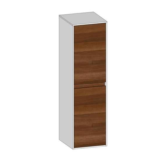 SCALIDO Mittelschrank KP 320x1130x350mm 2 Türen rechts Farbvariante E/W/E