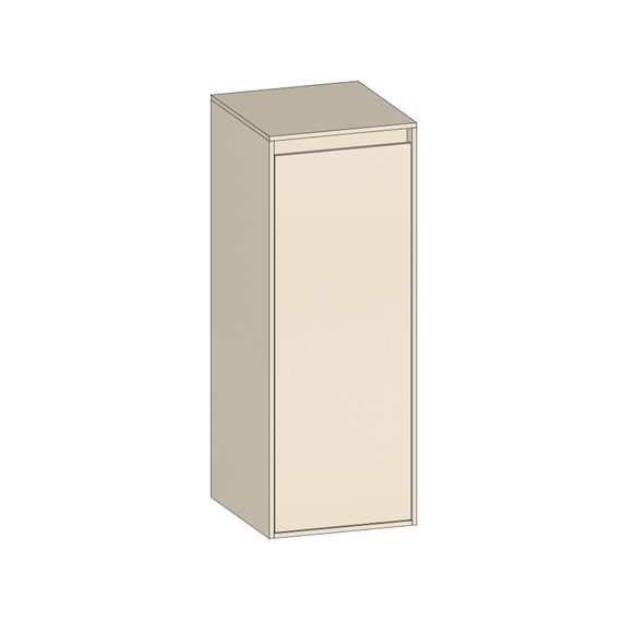 SCALIDO Mittelschrank KP 320x850x350mm 1 Tür links Farbvariante K/K/K