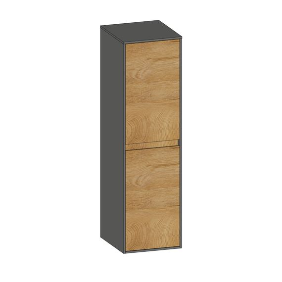 SCALIDO Mittelschrank KP 320x1130x350mm 2 Türen links Farbvariante S/A/S