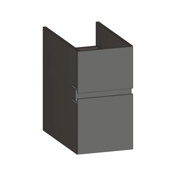 SCALIDO Unterschrank zu Konsolenplatte 300x540x510mm 2 Auszüge Farbvar. A/X/A