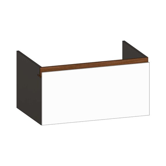 SCALIDO Unterschrank zu Konsolenplatte 800x410x510mm 1 Auszug Farbvar. W/X/E