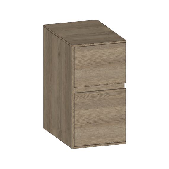 SCALIDO Unterschrank WT Wand Wange links 300x560x460mm 2 Auszüge Farbvar. N/N/N