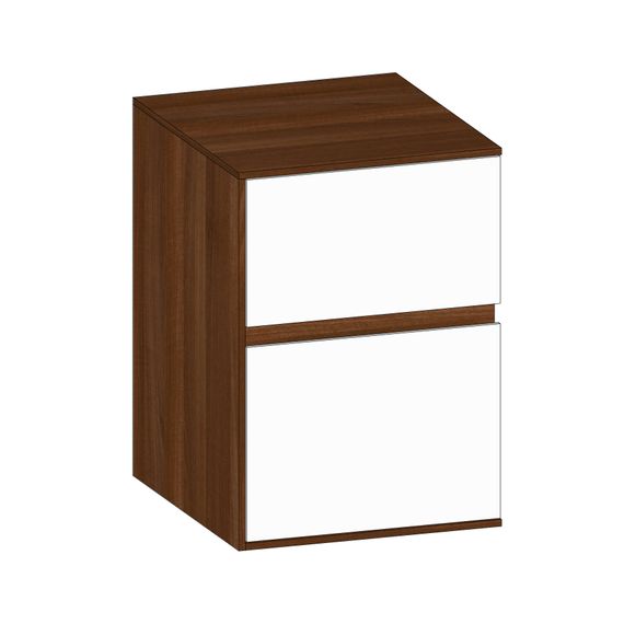 SCALIDO Unterschrank WT Wand Wange links 400x560x460mm 2 Auszüge Farbvar. W/E/E