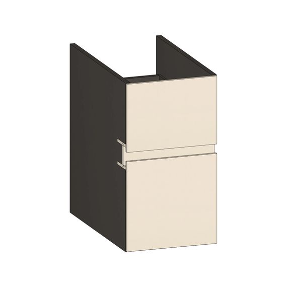 SCALIDO Unterschrank zu Konsolenplatte 300x540x510mm 2 Auszüge Farbvar. K/X/K