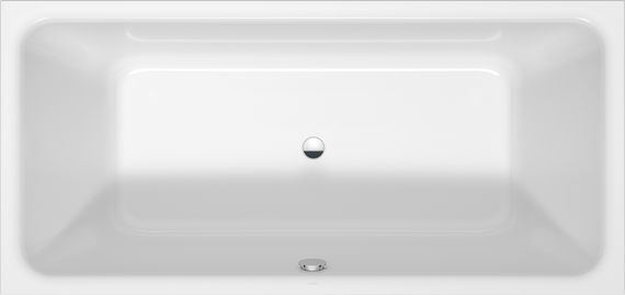 Sanibel 3001 Rechteck-Badewanne L: 1900 B: 900 H: 450 mm, weiß, ohne Beschichtung