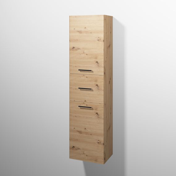 sanibel 5001 Hochschrank KF13585L Griff 2T/1AZ li 450x1743x340mm Eiche-Natural