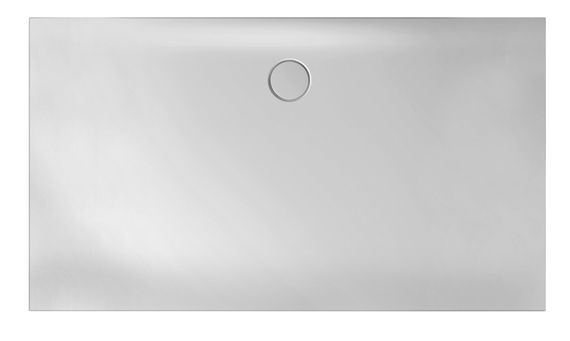 SCALIDO bodenebene Rechteck-Duschwanne L: 1400 B: 900 mm, weiß, mit Antirutsch Pro