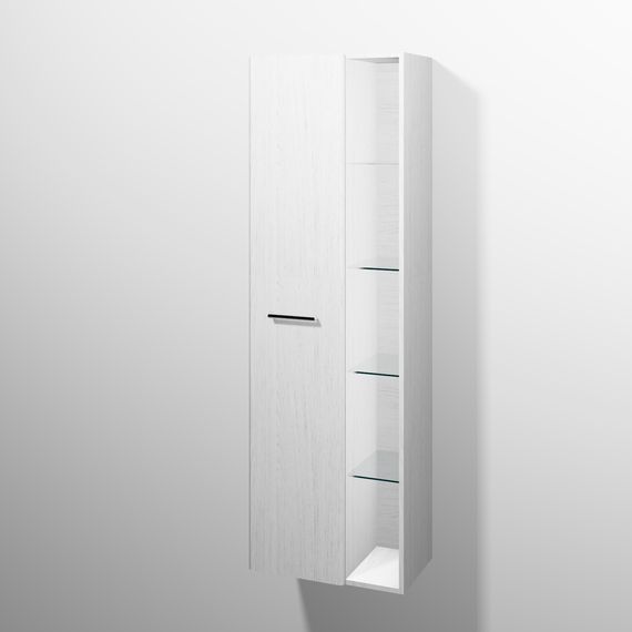 sanibel 5001 Stauraumschr. KF12055 Griff drehbar 1 Tür 550x1743x340mm Linde-Hell