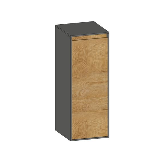 SCALIDO Mittelschrank KP 320x850x350mm 1 Tür links Farbvariante S/A/S