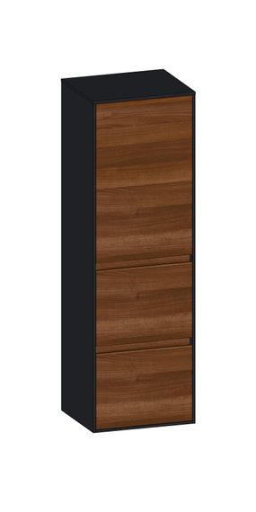SCALIDO Mittelschr. SLIM 420x1330x350mm Tür oben links 2 Auszüge Farbvar E/V/E