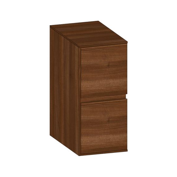 SCALIDO Unterschrank SLIM Wange links 300x660x490mm 2 Auszüge Farbvar. E/E/E