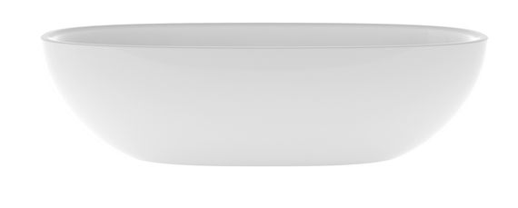 SCALIDO Waschtischschale B: 635 T: 346 mm, weiß, ohne Beschichtung, ohne Hahnloch, ohne Überlauf