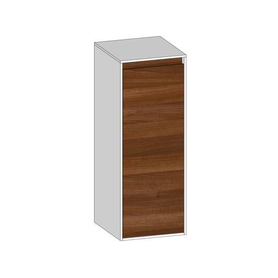 SCALIDO Mittelschrank KP 320x850x350mm 1 Tür rechts Farbvariant E/W/E