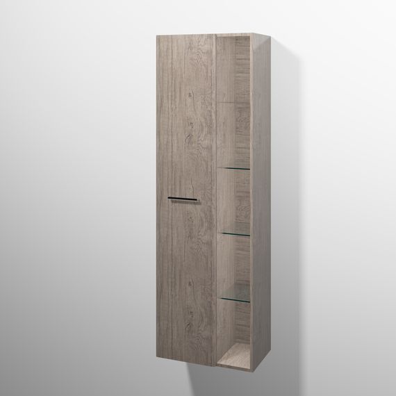 sanibel 5001 Stauraumschr. KF12037 Griff drehbar 1T 550x1743x340mm Eiche-Nebraska