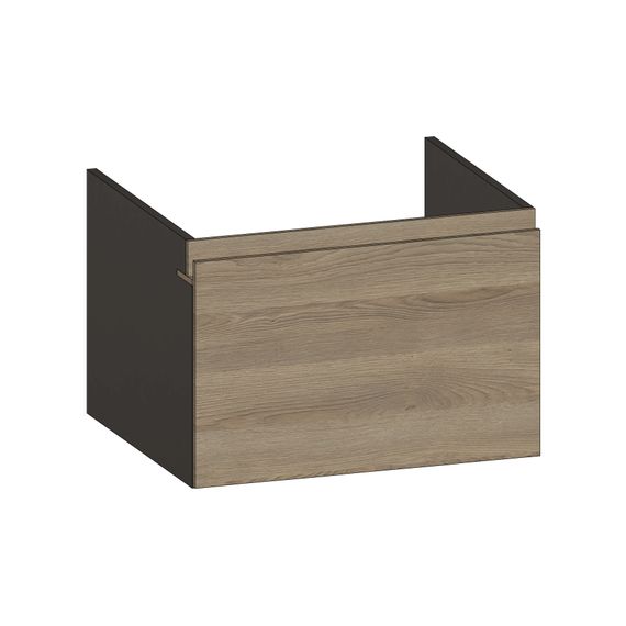 SCALIDO Unterschrank zu Konsolenplatte 600x410x510mm 1 Auszug Farbvar. N/X/N