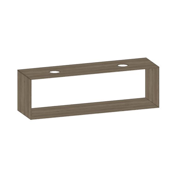SCALIDO Konsolenplatte m. Rahmen f WT US 1822x560x510mm 2 Ausschnitte Farbvar. N