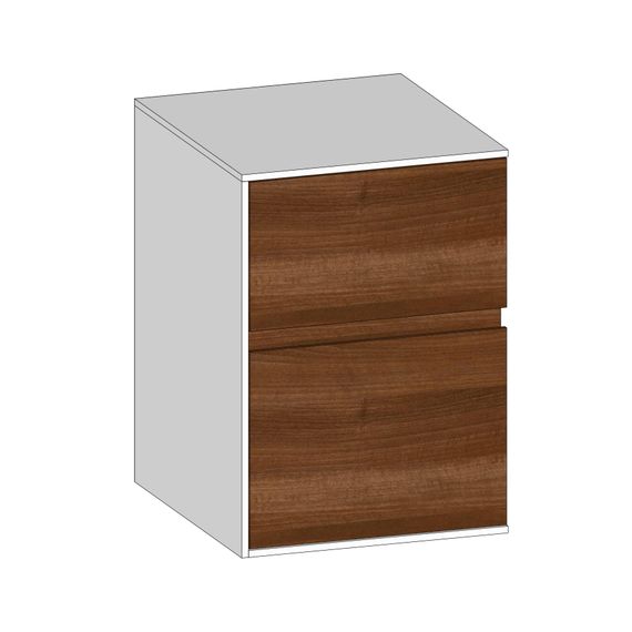 SCALIDO Unterschrank WT Wand Wange links 400x560x460mm 2 Auszüge Farbvar. E/W/E