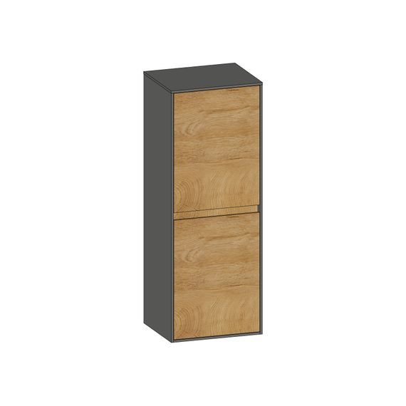 SCALIDO Mittelschrank KP 420x1130x350mm 2 Türen rechts Farbvariante S/A/S