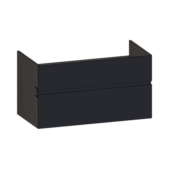 SCALIDO Unterschrank zu Konsolenplatte 1000x540x510mm 2 Auszüge Farbvar. V/X/V