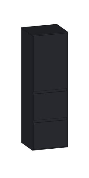 SCALIDO Mittelschr. SLIM 420x1330x350mm Tür oben links 2 Auszüge Farbvar V/V/V