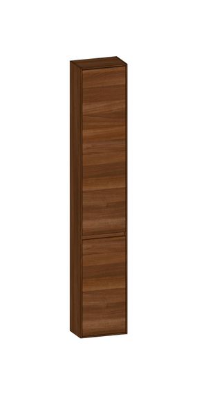 SCALIDO Hochschrank komp. 320x1790x200mm 2 Türen links 4 Glaseinl. Farbvar. E/E/E