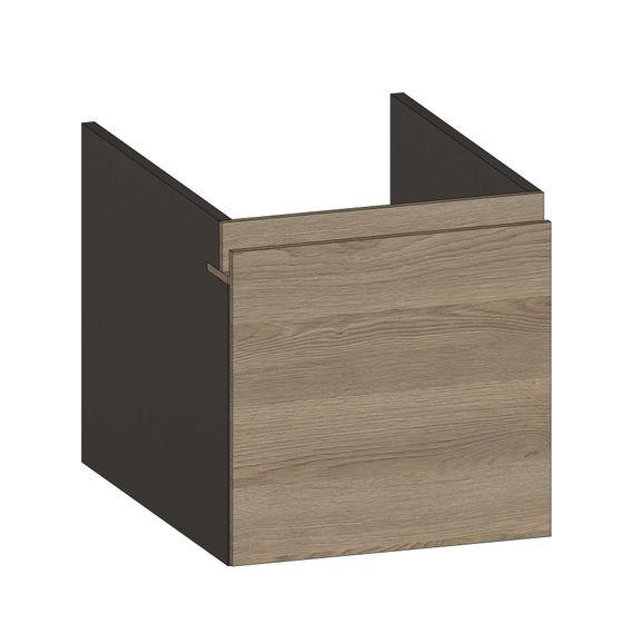SCALIDO Unterschrank zu Konsolenplatte 400x410x510mm 1 Auszug Farbvar. N/X/N
