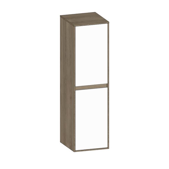 SCALIDO Mittelschrank KP 320x1130x350mm 2 Türen links Farbvariante W/N/N