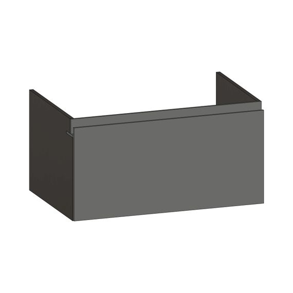 SCALIDO Unterschrank zu Konsolenplatte 800x410x510mm 1 Auszug Farbvar. A/X/A