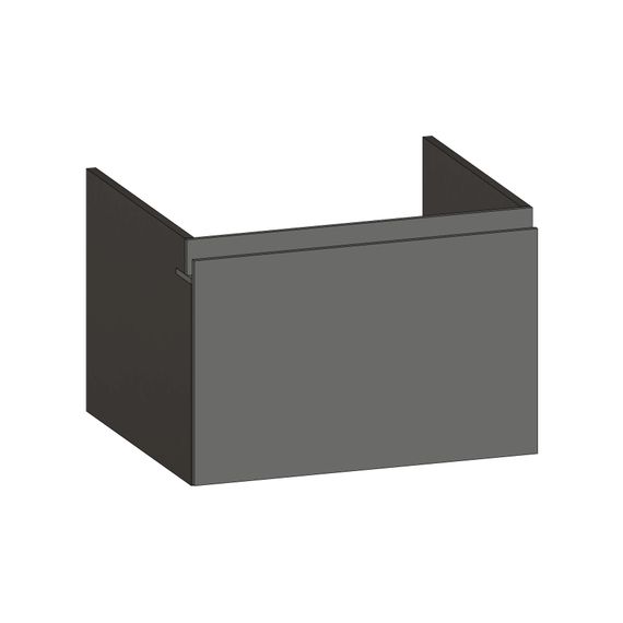 SCALIDO Unterschrank zu Konsolenplatte 600x410x510mm 1 Auszug Farbvar. A/X/A