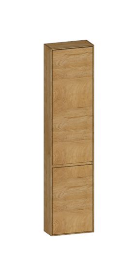 SCALIDO Hochschrank komp. 420x1790x200mm 2 Türen rechts 4 Glaseinl Farbvar. S/S/S