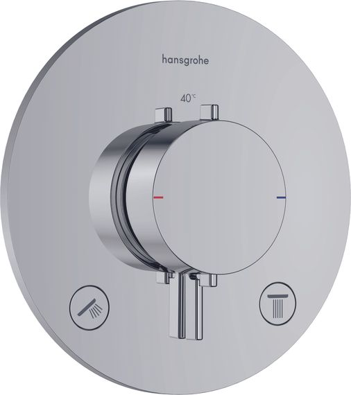 HG Thermostat UP Ecostat Comfort S Fertigset 2 Verbraucher chrom