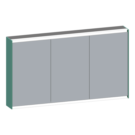 SCALIDO-Spiegelschrank Typ SPSSCA13001 1320x750x170mm 3-türig LED-Bel Farbvar G