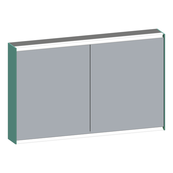SCALIDO-Spiegelschrank Typ SPSSCA12001 1220x750x170mm 2-türig LED-Bel Farbvar G