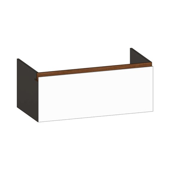 SCALIDO Unterschrank zu Konsolenplatte 1000x410x510mm 1 Auszug Farbvar. W/X/E